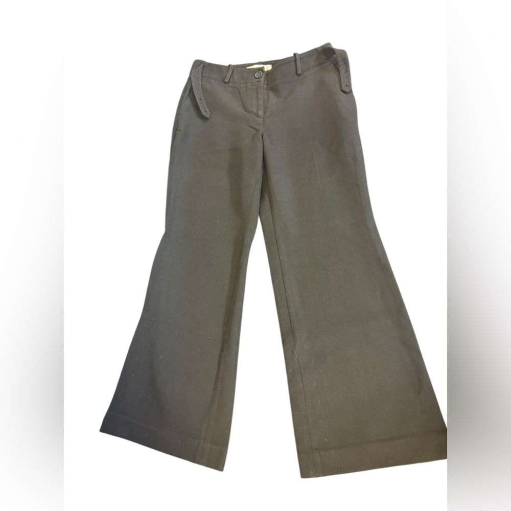 LOFT black Wide-Leg Trousers